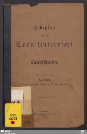 Lehrplan für den Turn-Unterricht in Landschulen