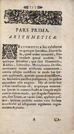 Arithmetica practica : facili discentium usui accommodata & explicata