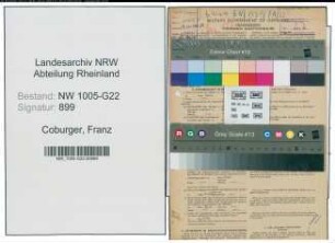 Entnazifizierung Franz Coburger , geb. 17.01.1902 (Lebensm.Kaufmann)