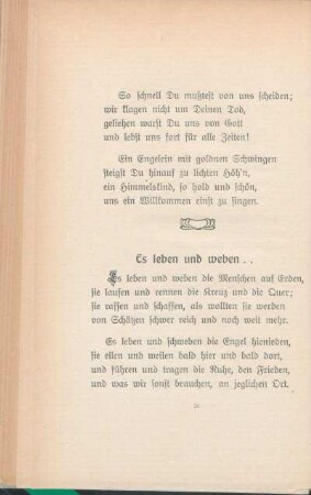 Es leben und weben ..