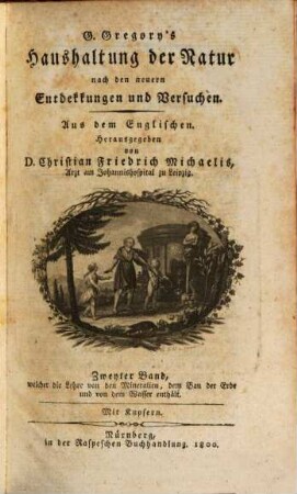 Haushaltung der Natur. Bd. 2 (1800)