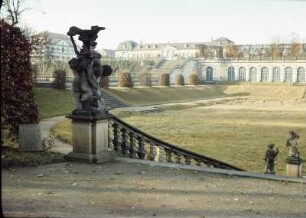 Großsedlitz. Barockgarten : Heidenau-Großsedlitz. Barockgarten (1719/1723), Schloss und Orangerie