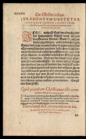 Quid populum Christianum sibi commissum debeat Parochus docere