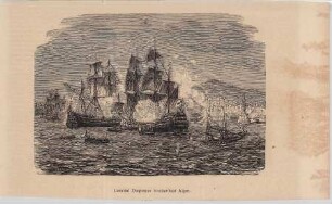 l'amiral "Duquesne" bombardant Alger (Algier)