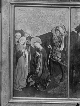 Barbara-Altar — Szenen aus dem Leben der heiligen Barbara — Enthauptung der heiligen Barbara