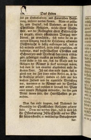 222-232, Man kan nicht leugnen, daß Mahomed die ...