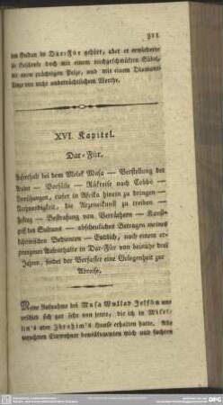 XVI. Kapitel. Dar-Fûr