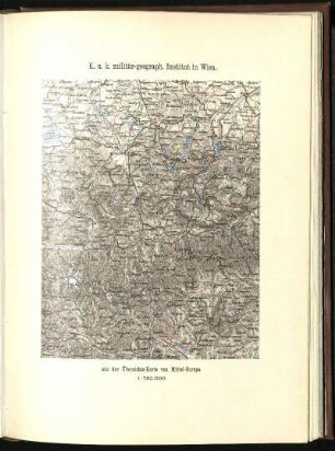 K. u. k. militär-geograph. Institut in Wien aus der Übersichts-Karte von Mittel-Europa 1:750.000