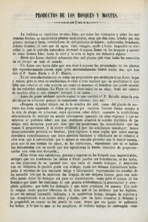 Productos de los bosques y montes