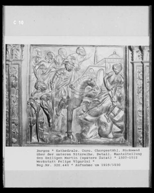 Relief: Mantelteilung des Heiligen Martin