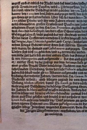 Relation Des schönen Siegs, welchen jüngsthin, Die unter dem Schutz der Durchl. Republic Venedig stehende Albanier, wider die Türcken erhalten