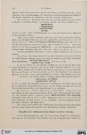 Charakter der kleinasiatischen Kunst in dieser Periode