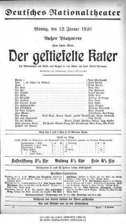 Der gestiefelte Kater
