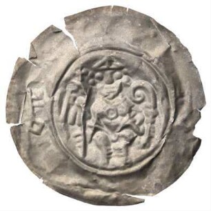 Fundmünze, Brakteat, 1242 - 1272