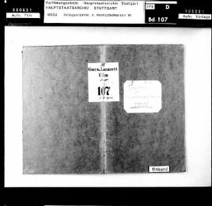 Friedensstammrolle des Garnisonslazaretts Ulm - Militärkrankenwärter des Jahrgangs 1912