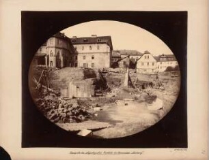 Physiologisches Institut der Philipps-Universität Marburg: Ansicht der Baugrube