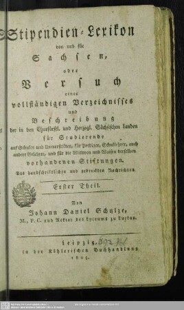 1: Stipendien-Lexikon von und für Sachsen
