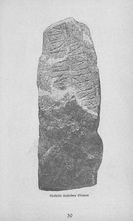 Rückseite desselben Steines