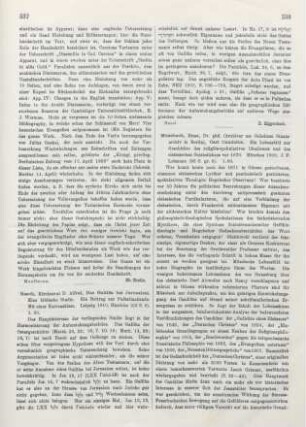 537-538 [Rezension] Resch, Alfred, Das Galiläa bei Jerusalem