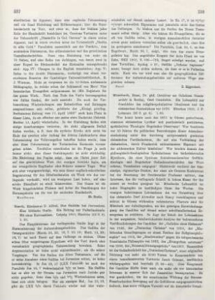 537-538 [Rezension] Resch, Alfred, Das Galiläa bei Jerusalem