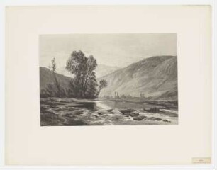 Pyrénées, Blatt 53 der Folge "Le paysage au fusain"