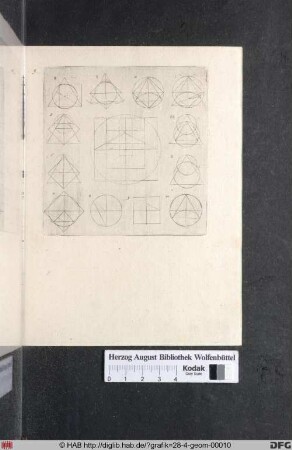 Darstellung und Konstruktion geometrischer Körper.
