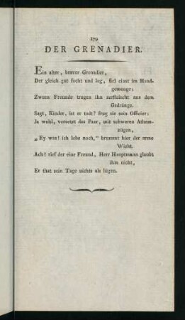 179-200, Der Grenadier - Der Tod
