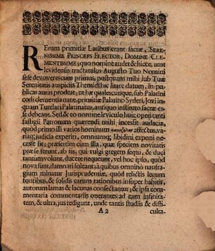 Tractatus De Doli, Culpae Et Negligentiae Praestationibus In Qvolibet Negotio : Ubi refutata vulgari, sententia nova ex solidis tum naturae, tum legum principiis adstruitur & demonstratur ; Disputationibus aliquot explicatus in perantiqua Electorali Palatina