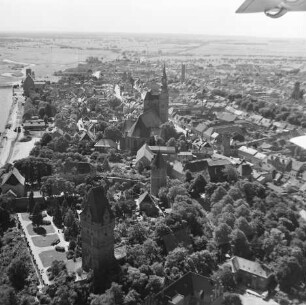 Altstadtkern von Tangermünde : Blickrichtung Südwesten