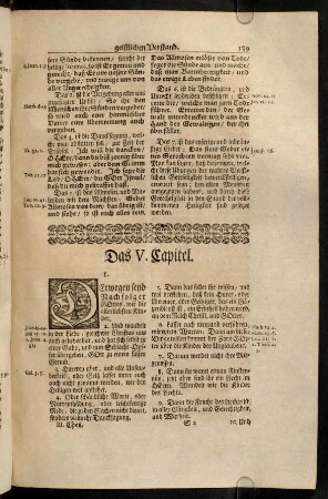 139-159, Das V. Capitel
