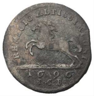 Fundmünze, 6 Mariengroschen (1/6 Taler), 1696