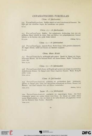 Ostasiatisches Porzellan (Nr. 254-269)