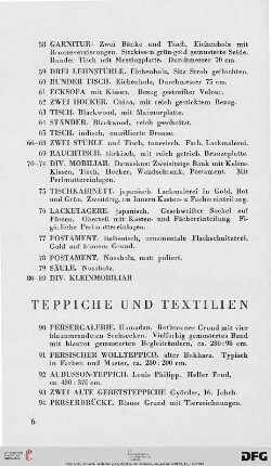 Teppiche und Textilien (Nr. 90-128)