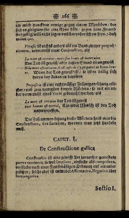 Caput I. De Constructione gallica.