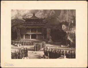 Filmarchitektur: Lebende Buddhas (Götter in Tibet): Szenen vor Tempel