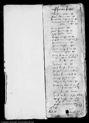 Türkensteuerregister von Duderstadt und den umliegenden Dörfern