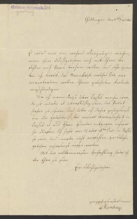 Brief an Jacob Grimm : 10.12.1810-08.08.1811