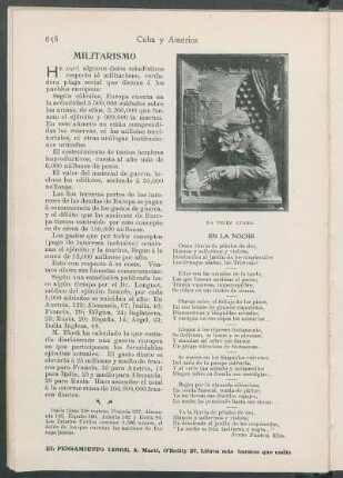 En la noche. [Poesía]