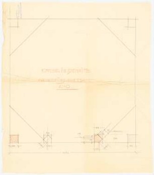 Kirche, Demnitz/Mark Umbau: Glockenturm: Grundriss 1:10