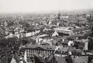 Leipzig-Zentrum, Blick vom Turm des Neuen Rathauses nach NO