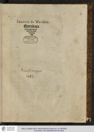Exercitata parvorum logicalium secundum viam modernorum