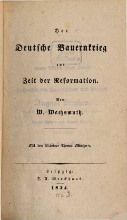 Der deutsche Bauernkrieg zur Zeit der Reformation