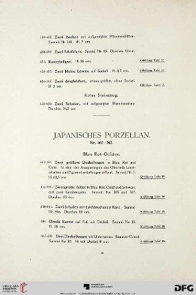Japanisches Porzellan (Nr. 460-542)