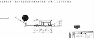 Illingen (Württ): Empfangsgebäude Schnitt
