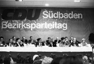 Freiburg im Breisgau: CDU-Bezirksparteitag mit Arbeitsminister Norbert Blüm