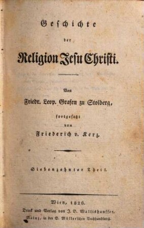Geschichte der Religion Jesu Christi, 17 = Forts. Theil 2