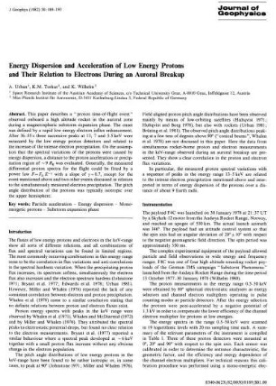 Energy dispersion and acceleration of low energy protons and their relation to electrons during an auroral breakup