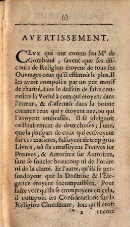 Traittez et lettres de Monsieur de Gombaud touchant la réligion