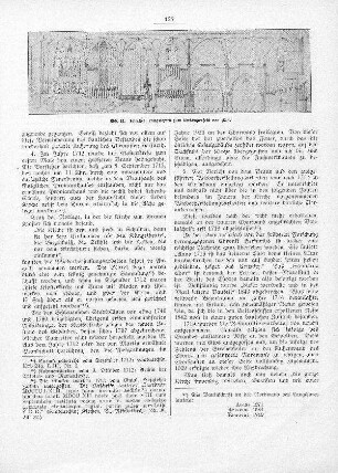 Abb. 45. Schinkel: Längsschnitt zum Umbauprojekt von 1813