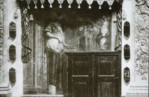 Berlin, Schloss Charlottenburg, Altes Schloss, Westflügel, Erdgeschoss, Kapelle, R. 94a, Detail.